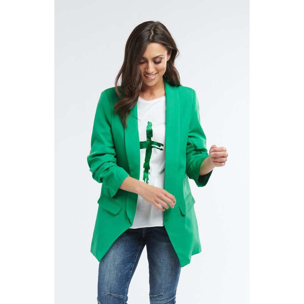 Chicago Blazer - Green - Willow and Vine