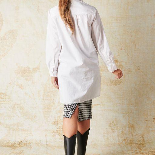 Oversized Shirt - White - Willow and Vine