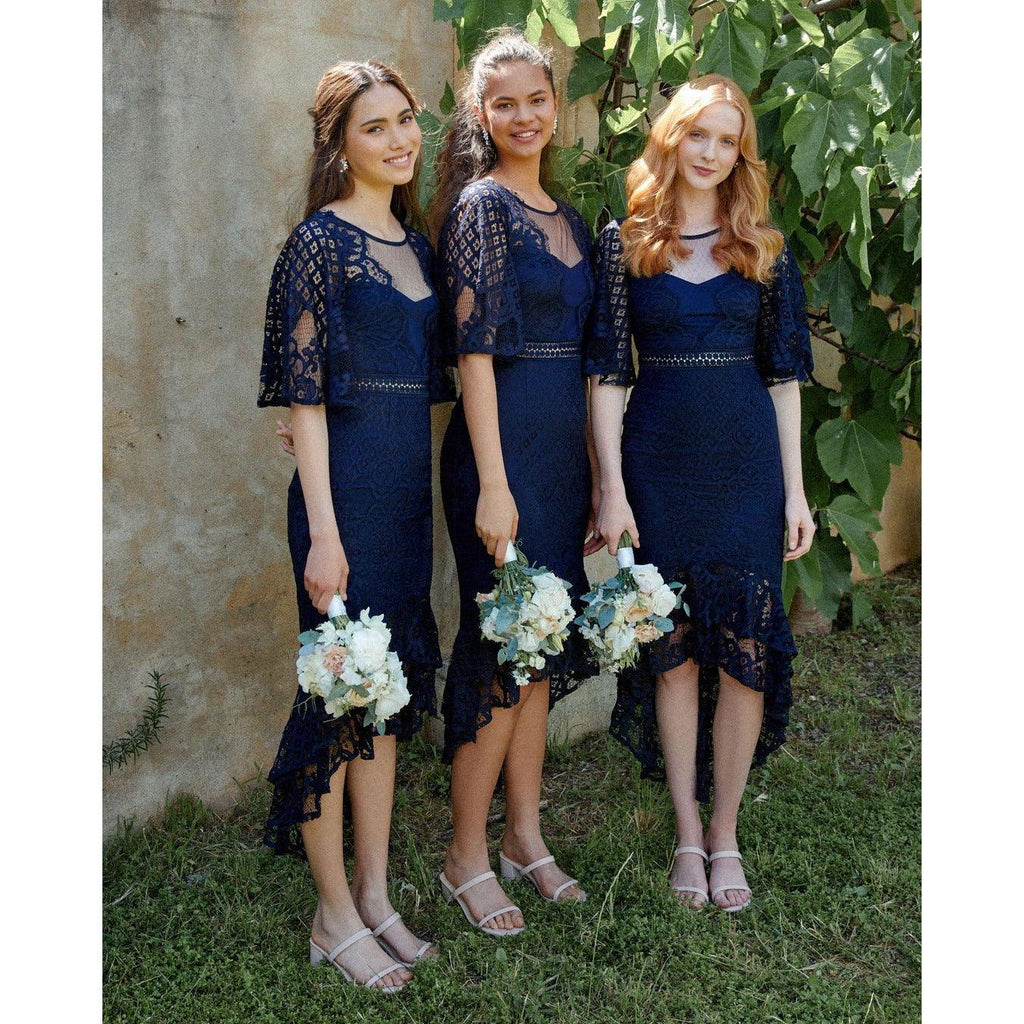 Reyna Dress - Navy - Willow and Vine