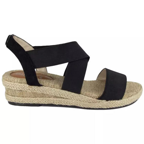 Wanita Wedge Black - Willow and Vine