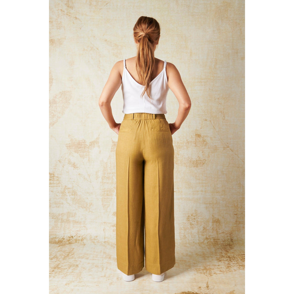 Wide Leg Classic Pant - Cinnamon - Willow and Vine